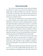 Esszék 'Street Art in Our Life', 1.                