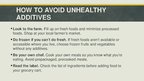 Prezentációk 'Food Additives', 16.                