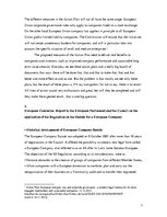 Összefoglalók, jegyzetek 'Corporate Governance in European Union. European Company Law', 3.                