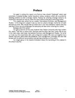 Kutatási anyagok 'Liqueur Brand "Coebergh" Penetrate a Foreign Market', 2.                