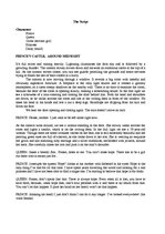 Összefoglalók, jegyzetek 'An Original Script for "The Princess and the Pea" by Hans Christian Andersen', 2.                