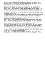 Esszék 'Story of regret. choosing to do something that in the end causes u do miss the d', 1.                