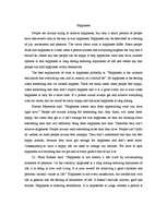 Esszék 'Happiness', 1.                