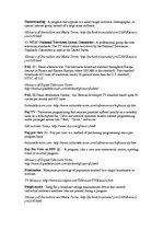 Összefoglalók, jegyzetek 'TV Vocabulary', 5.                