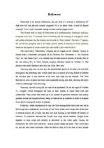 Összefoglalók, jegyzetek 'Halloween', 1.                