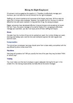 Összefoglalók, jegyzetek 'Introduction to Personnel Management', 2.                