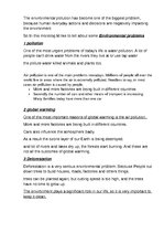 Prezentációk 'Environmental Problems', 5.                