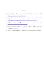 Kutatási anyagok 'European Union, International Trade', 8.                