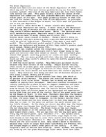 Esszék 'The Great Depression ', 1.                