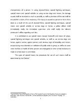 Kutatási anyagok 'Use of Special Means in Police Work', 7.                