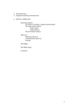 Kutatási anyagok 'Marketing Communications Plan', 2.                