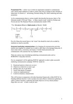 Kutatási anyagok 'Marketing Communications Plan', 3.                