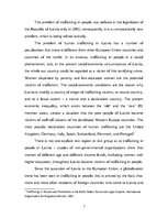 Kutatási anyagok 'Trafficking in Human Beings', 3.                