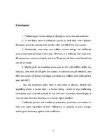 Kutatási anyagok 'Trafficking in Human Beings', 11.                