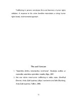 Kutatási anyagok 'Trafficking in Human Beings', 12.                