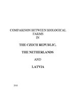 Összefoglalók, jegyzetek 'Comparison Between Biological Farms in the Czech Republic, the Netherlands and L', 1.                