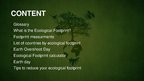 Prezentációk 'Ecological Footprint', 2.                