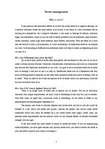 Kutatási anyagok 'Stress Management', 2.