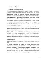 Összefoglalók, jegyzetek '"Institutions of the Union and Their Competence" European Parliament', 4.                