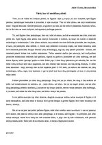 Esszék 'Vieta, kur aš norėčiau pabūti', 1.                