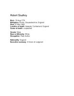 Összefoglalók, jegyzetek 'Robert Southey', 3.                