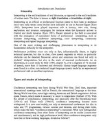 Kutatási anyagok 'Simultaneous Interpreting', 2.                