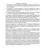 Kutatási anyagok 'Simultaneous Interpreting', 3.                