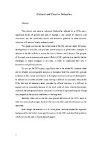 Kutatási anyagok 'Cultural and Creative Industries in Baltic States', 1.                