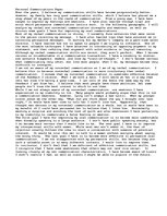 Esszék 'Personal Communications Paper', 1.                