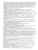 Esszék 'Core Competences', 1.                