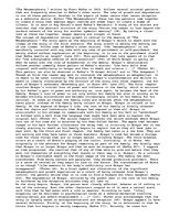 Esszék '"The Metamorphosis," written by Franz Kafka', 1.                