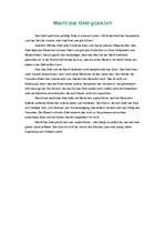 Esszék 'Macht das Geld glücklich?', 1.                