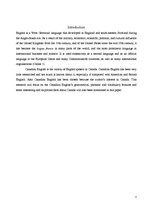 Kutatási anyagok 'Canadian English', 3.                