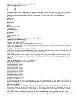 Összefoglalók, jegyzetek 'Investigating the Factors which Effect the Heating Up of a Liquid', 2.                