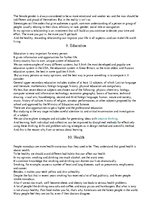 Összefoglalók, jegyzetek 'The Oral Part of the English Language Proficiency Exam', 5.                