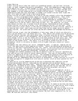 Esszék 'Global Warming ', 1.                