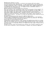 Esszék 'Manufacturing Industry in Crisis ', 1.                