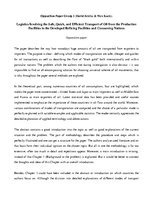 Összefoglalók, jegyzetek 'Opposition Paper', 1.                