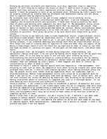 Esszék 'Personal Strengths and Weaknesses', 1.                