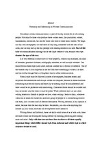 Esszék 'Formality and Informality in Written Communication', 1.                