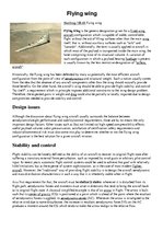 Kutatási anyagok 'Flying Wing', 1.                