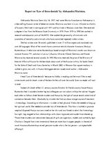 Összefoglalók, jegyzetek 'Report on "Law of Three Denials" by Alexandra Marinina', 1.                