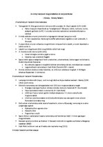 Összefoglalók, jegyzetek 'A királyi hatalom megrendülése és helyreállítása', 1.                