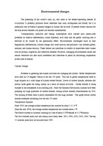 Összefoglalók, jegyzetek 'Environmental Changes', 1.                