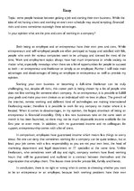 Esszék 'Pros and Cons of Working in a Company', 1.                