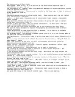 Esszék 'Luminescence of Black Light', 1.                