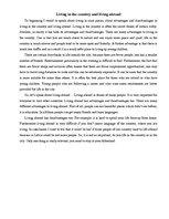 Esszék 'Living in the Country and Living Abroad', 1.                