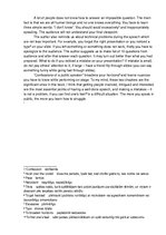 Összefoglalók, jegyzetek 'Summary for "Confessions of a Public Speaker" by Scott Berkun', 2.                