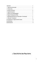 Kutatási anyagok 'Rauchen: ja oder nein', 3.                