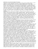 Esszék 'An Explanation into the Television Production Process', 1.                